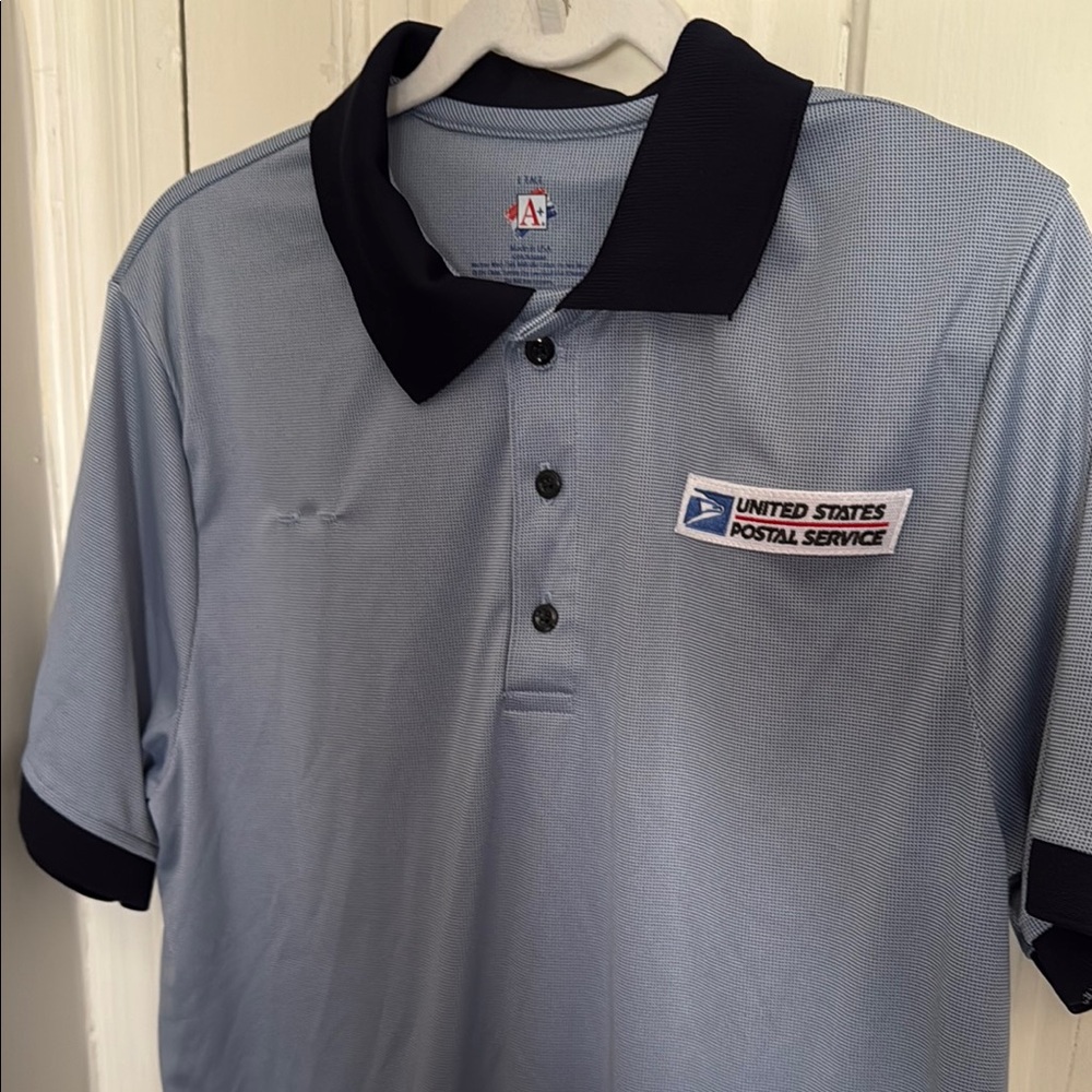 USPS Blue Polo Shirt